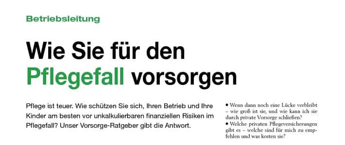 Worauf achten beim Abschluss?