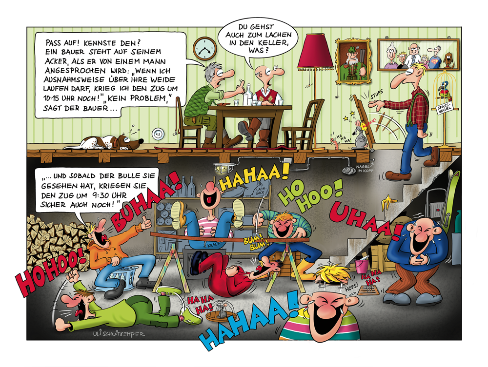 Zum Lachen In Den Keller Gehen