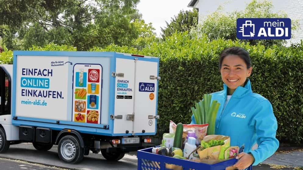 55+ Lieferservice Aldi Süd, Eine lieferung zu dir nach hause ist