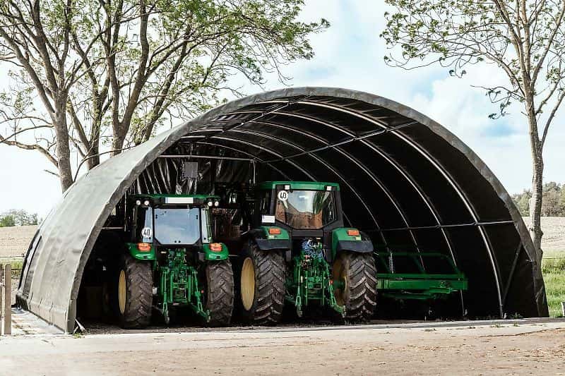 Zelthalle Leichtbauhalle Halle Landwirtschaft Rundbogenhalle NEU 3061