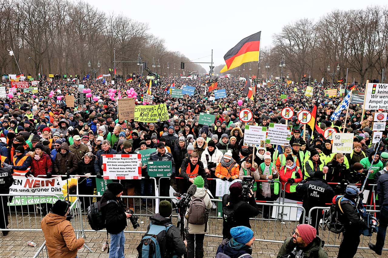 Farmers' protests 2023/24: Schlüttsiel was the turning point