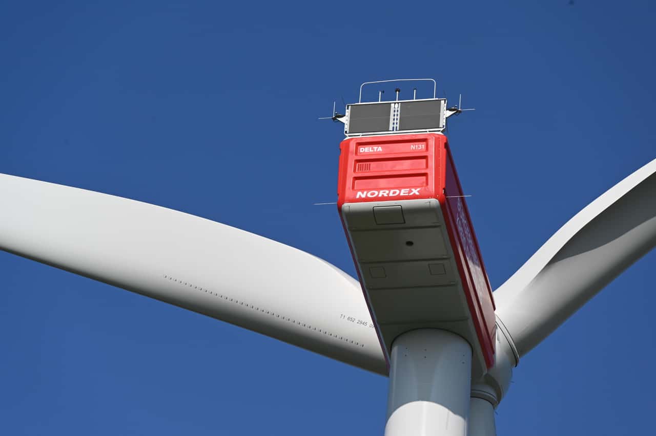 Once again, a rotor blade breaks on a Nordex wind turbine.