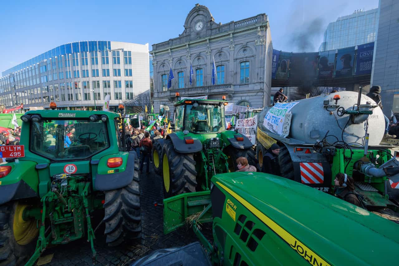 EU budget and CAP: farmers demonstrate in Brussels from 2 pm