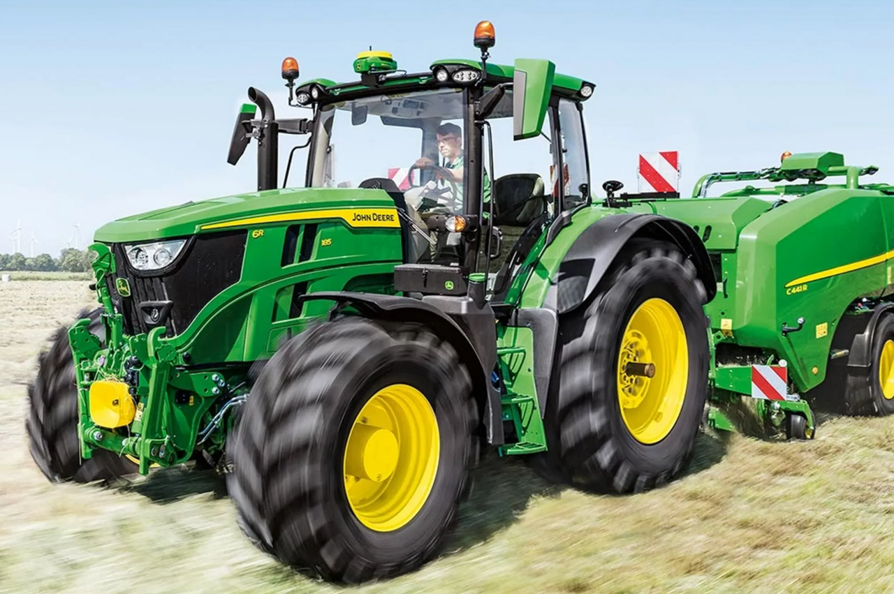 John Deere 6R 185 in the linkage and hydraulics test - | What we noticed
