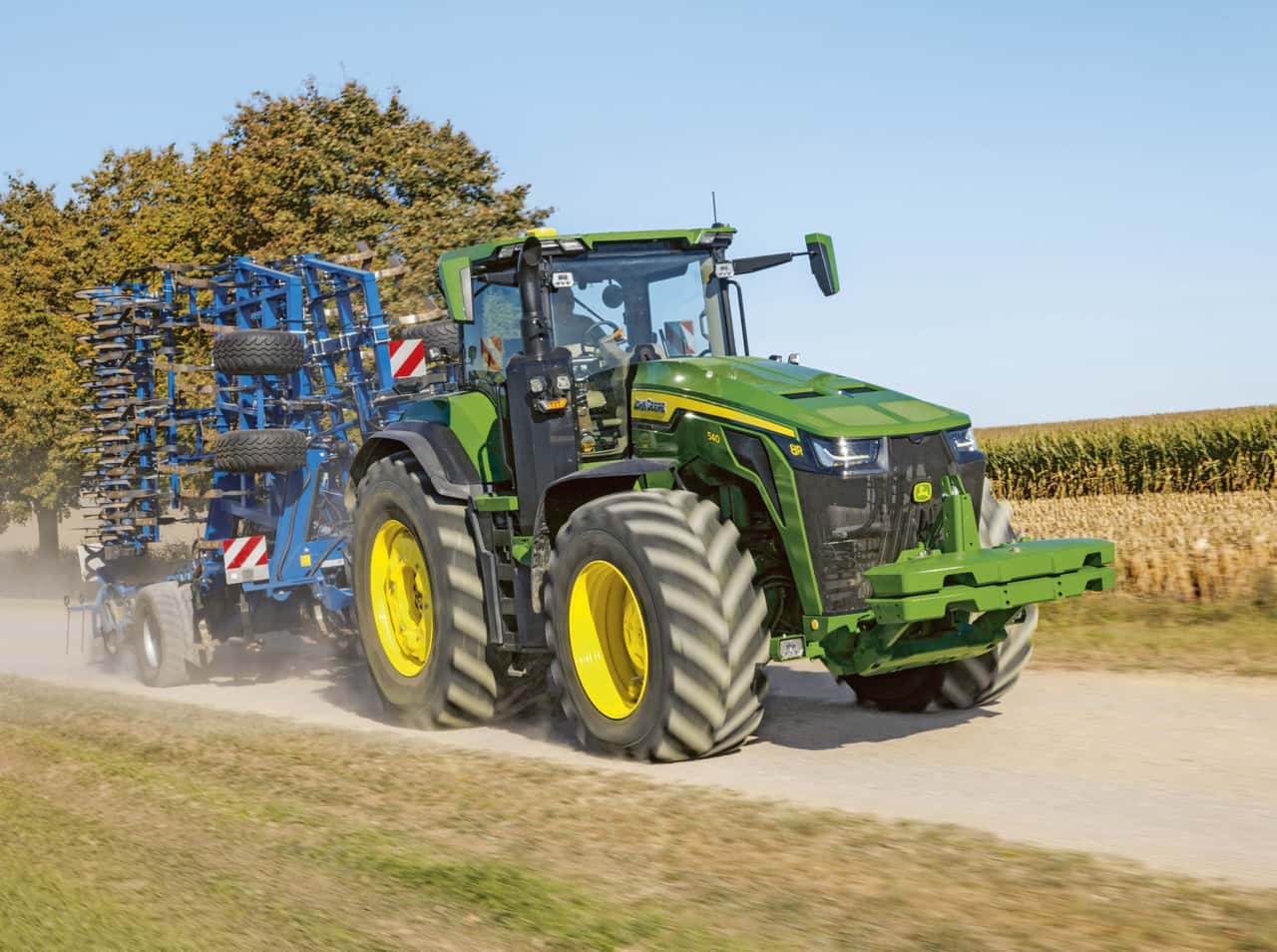 Most powerful standard tractor now comes from John Deere: 8R 540 with up ...