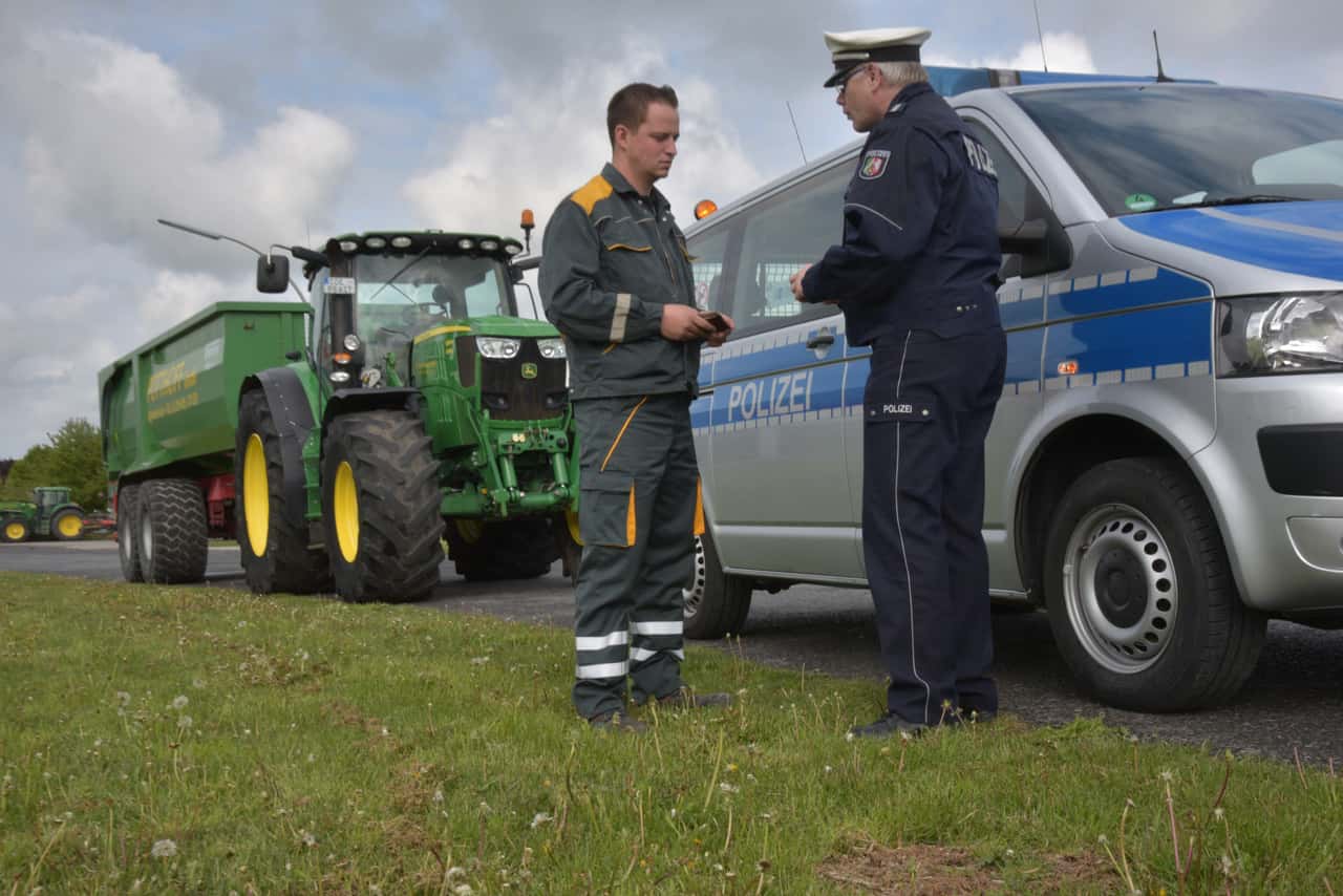 Am I allowed to drive my tractor to vocational school?