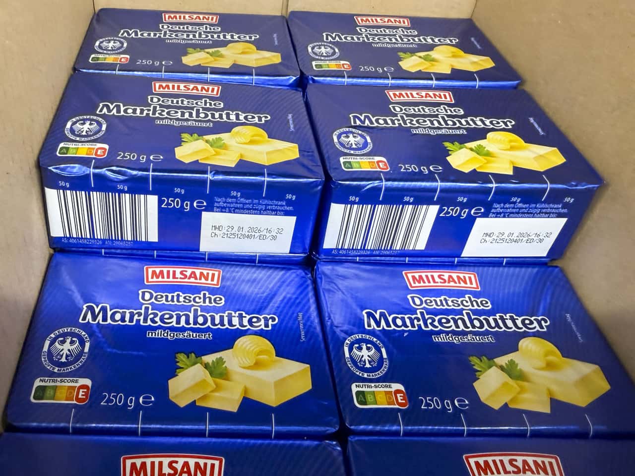 Aldi erhöht die Butterpreise