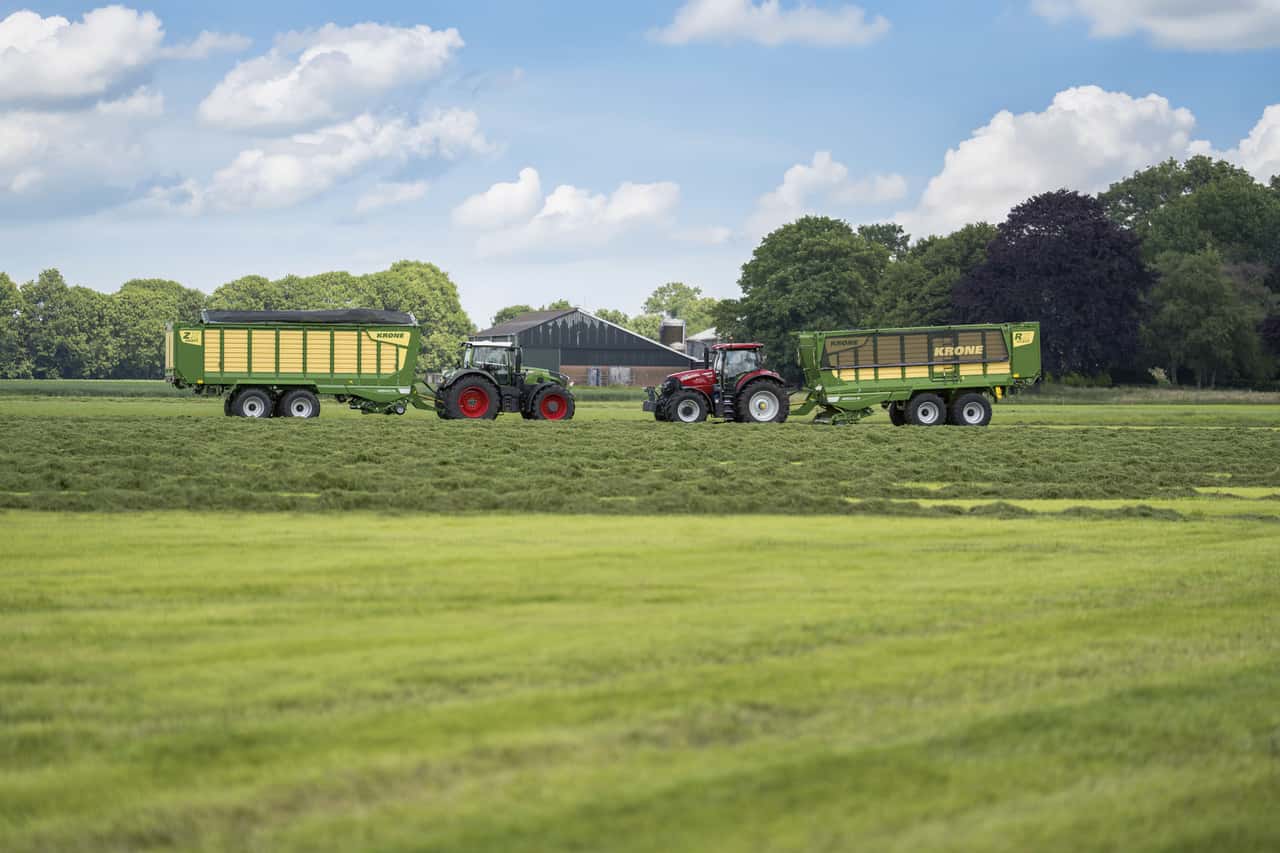 Krone equips RX and ZX loader wagons with intelligent technology and more ...