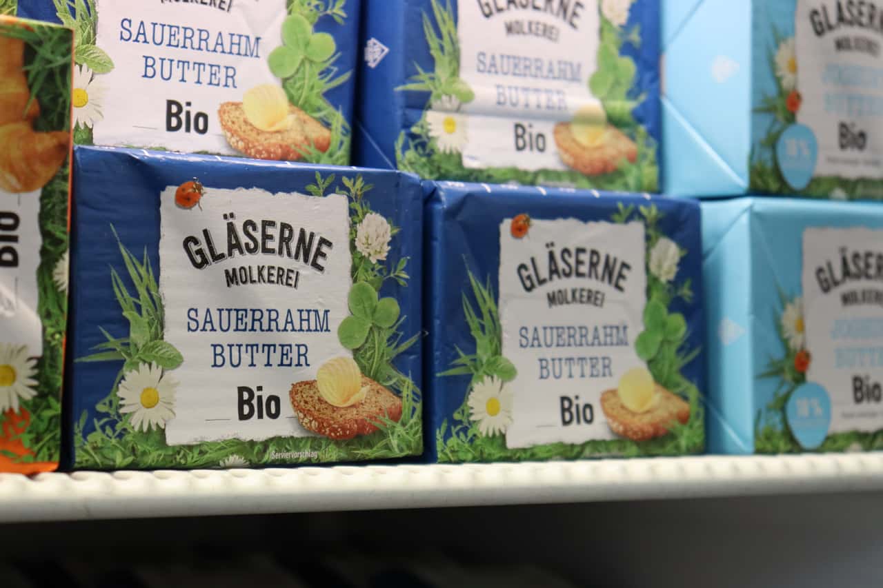 gläserne molkerei fassbutter sauerrahm natur