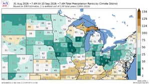 „Ring of Fire“-Wetterlage sorgt für historische Regenfälle im US-Corn Belt